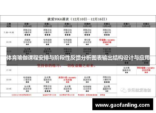 体育瑜伽课程安排与阶段性反馈分析图表输出结构设计与应用